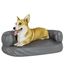 Vidaxl sofá acolchado rectangular gris para perros, , large indicador imagen numero 6