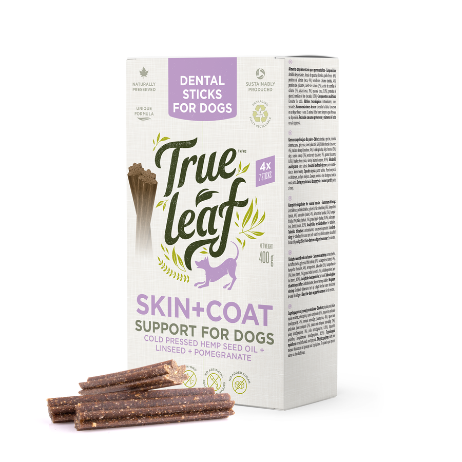 Rue Leaf True Hemp Snacks Dentales Skin+Coat para perros, , large Imagen numero 1