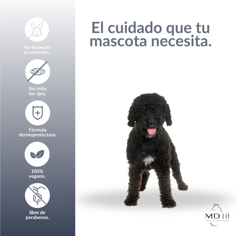 MD-10 Champú Hidratante vegano para perro de Agua Español negro thumbnail