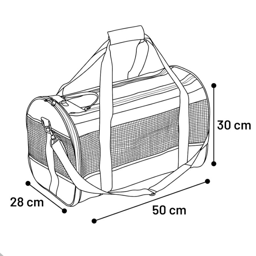 Flamingo Divina Bolso Transport&iacute;n Azul para mascotas, , large Imagen numero 3