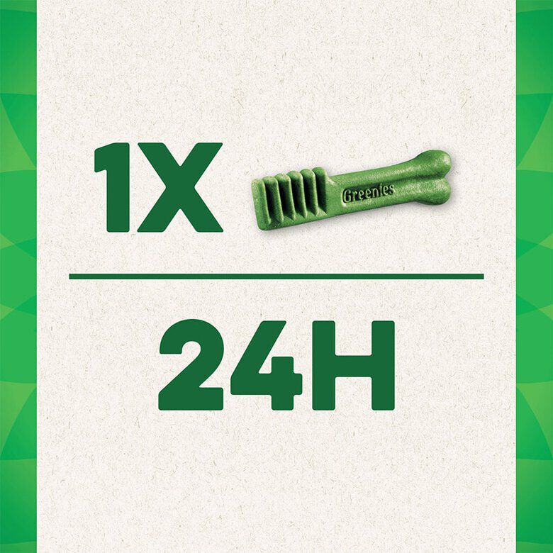 6 barritas Greenies Snacks Dentales 100% Natural Grain Free para Perros Medianos, , large Imagen numero 6