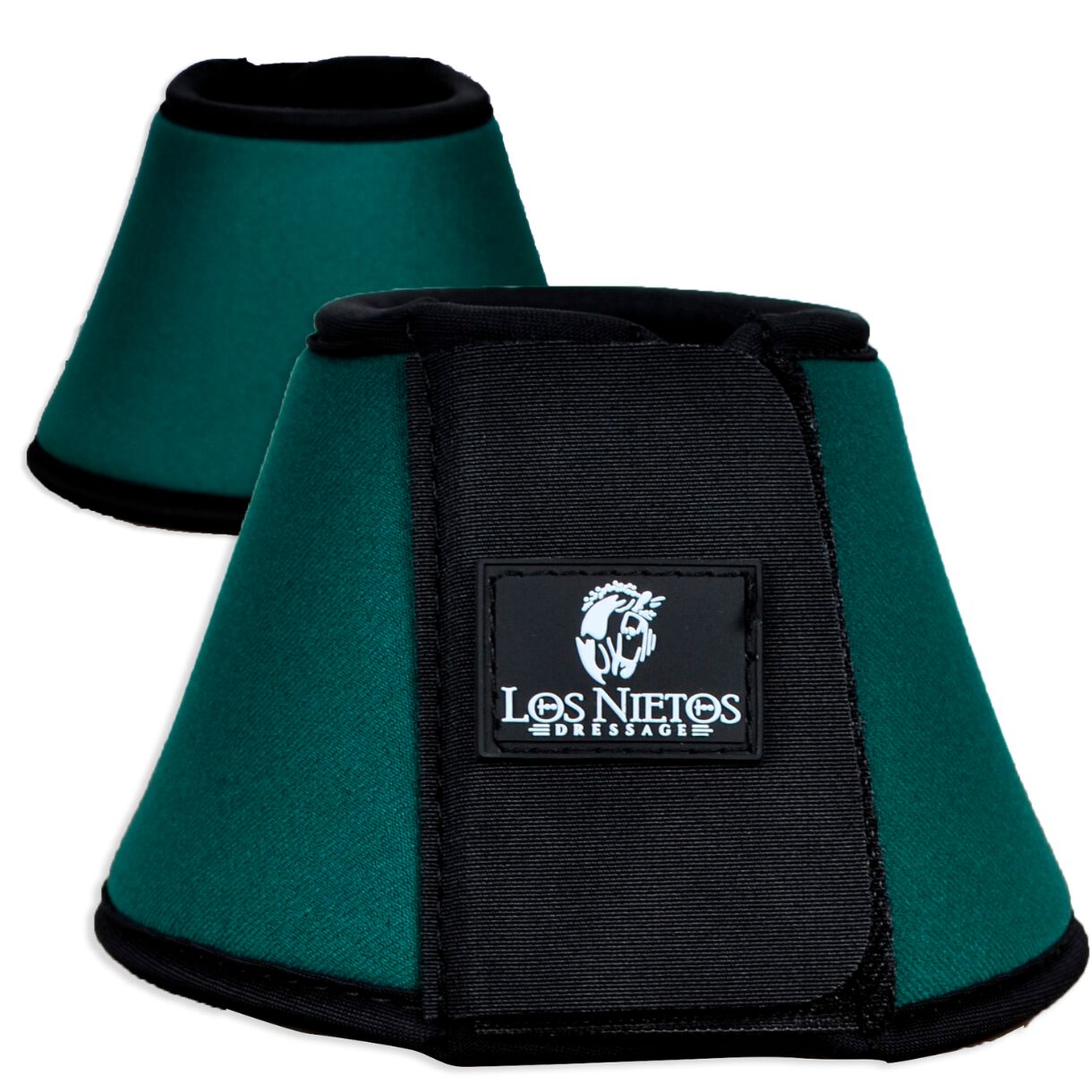 Guarnicioneria Los Nietos Campanas Softopren  Set De Un Par Color Verde Equipamiento Para El Caballo
