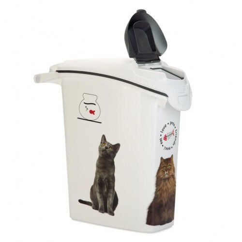 Almacenador de comida para gatos color Blanco, , large Imagen numero 5