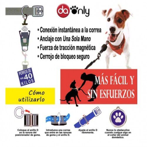 Cierre de seguridad Daonly para perros color Negro, , large Imagen numero 3