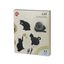 Set de 4 posavasos en forma de gato color Negro, , large indicador imagen numero 3