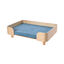 Leeby sofá de madera con colchón azul para perros, , large indicador imagen numero 3