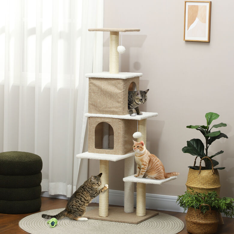 PawHut Árbol Rascador de Borreguito  para Gatos thumbnail