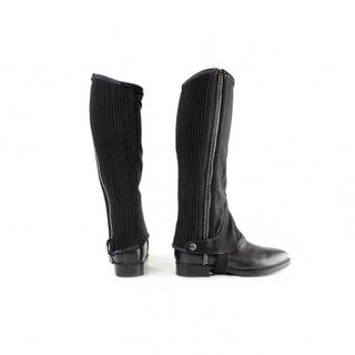 Medio zahones con brillantes para adultos unisex color Negro