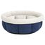 Vidaxl cuna redonda con cojín azul para mascotas, , large indicador imagen numero 5