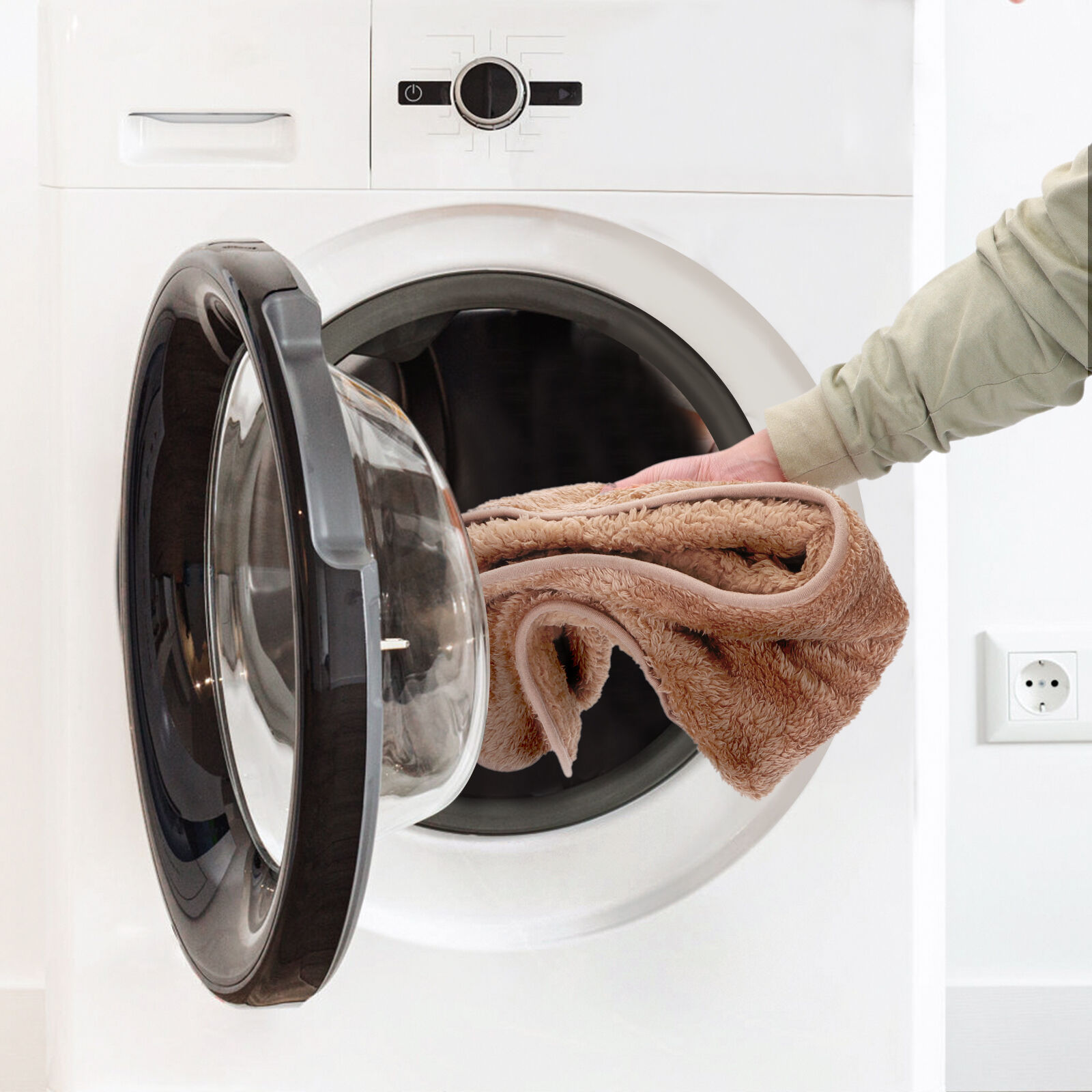 Nobleza Manta suave de Felpa Marrón para perros y gatos thumbnail