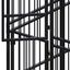 Vidaxl perrera con techo protector negro para perros, , large indicador imagen numero 9