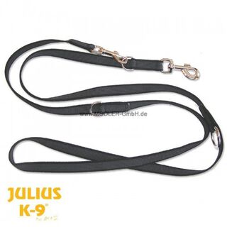 Correa adiestramiento engomada Julius K9 color Negro