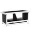 PawHut Ponedero para Gallinas de Madera Caja Nido para 2 Gallinas con 2 Departamentos y Techo Asfáltico para Interior y Exterior Gris, , large indicador imagen numero 1