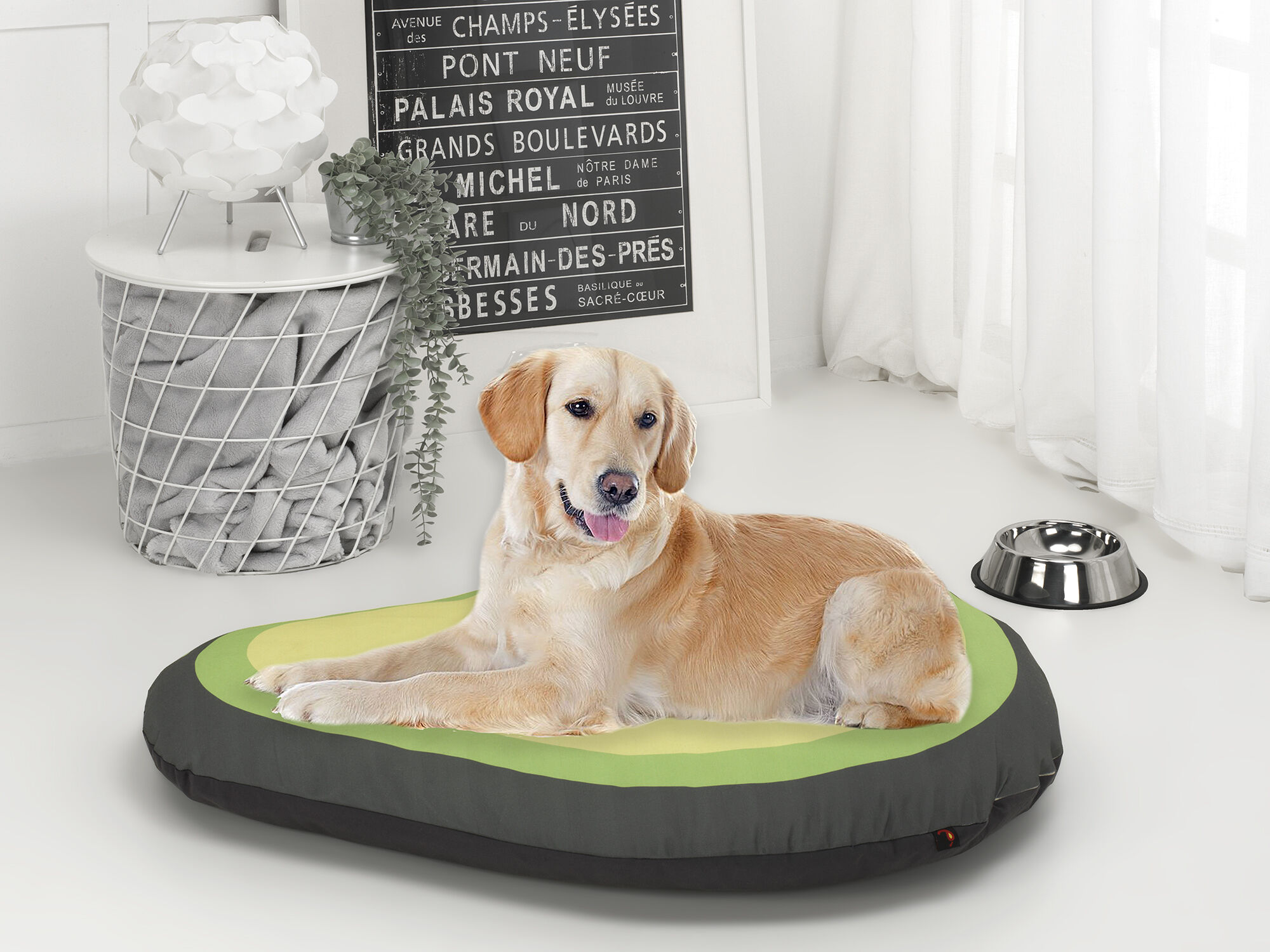 Colchoneta para Perros: Cama Perros Suave y C&oacute;moda Forma Aguacate, Lavable, Ideal para Descanso y Sue&ntilde;o - Cuna Perros Hecha en Espa&ntilde;a, , large Imagen numero 2