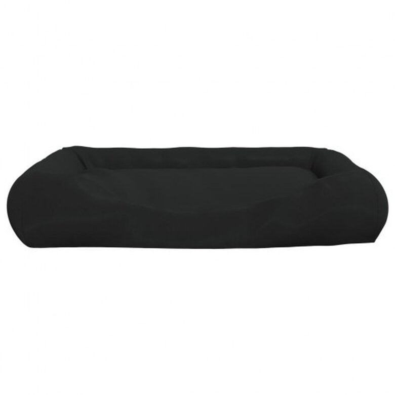 Vidaxl cama rectangular acolchada negro para mascotas, , large image number null