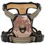 vidaXL Arnés para perros con correa y collar ajustable marrón XL, , large indicador imagen numero 6