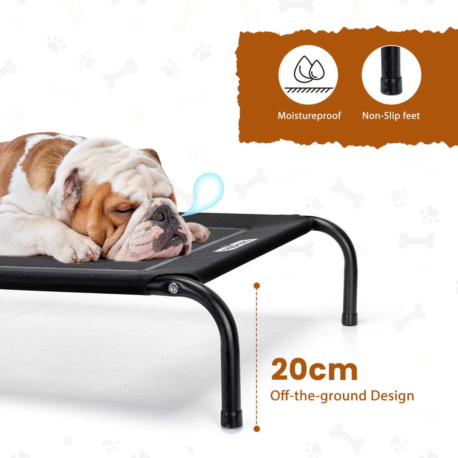 Nobleza Cama Elevada color negro para Perro Pequeño thumbnail