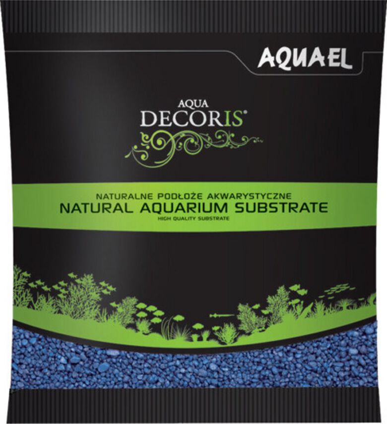 Aquael Aqua Decoris Sustrato Natural Cuarzo azul para acuarios