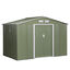 Outsunny Caseta de Jardín Metálica para Almacenamiento de Herramientas con Base Incluida, , large indicador imagen numero 1