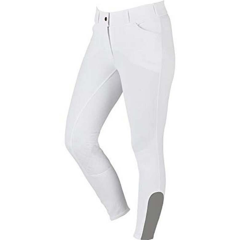 Pantalón de equitación modelo Elite con bandana de gel para mujer color Blanco, , large image number null