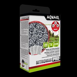 Aquael Nitromax Pro filtración química del agua para acuarios
