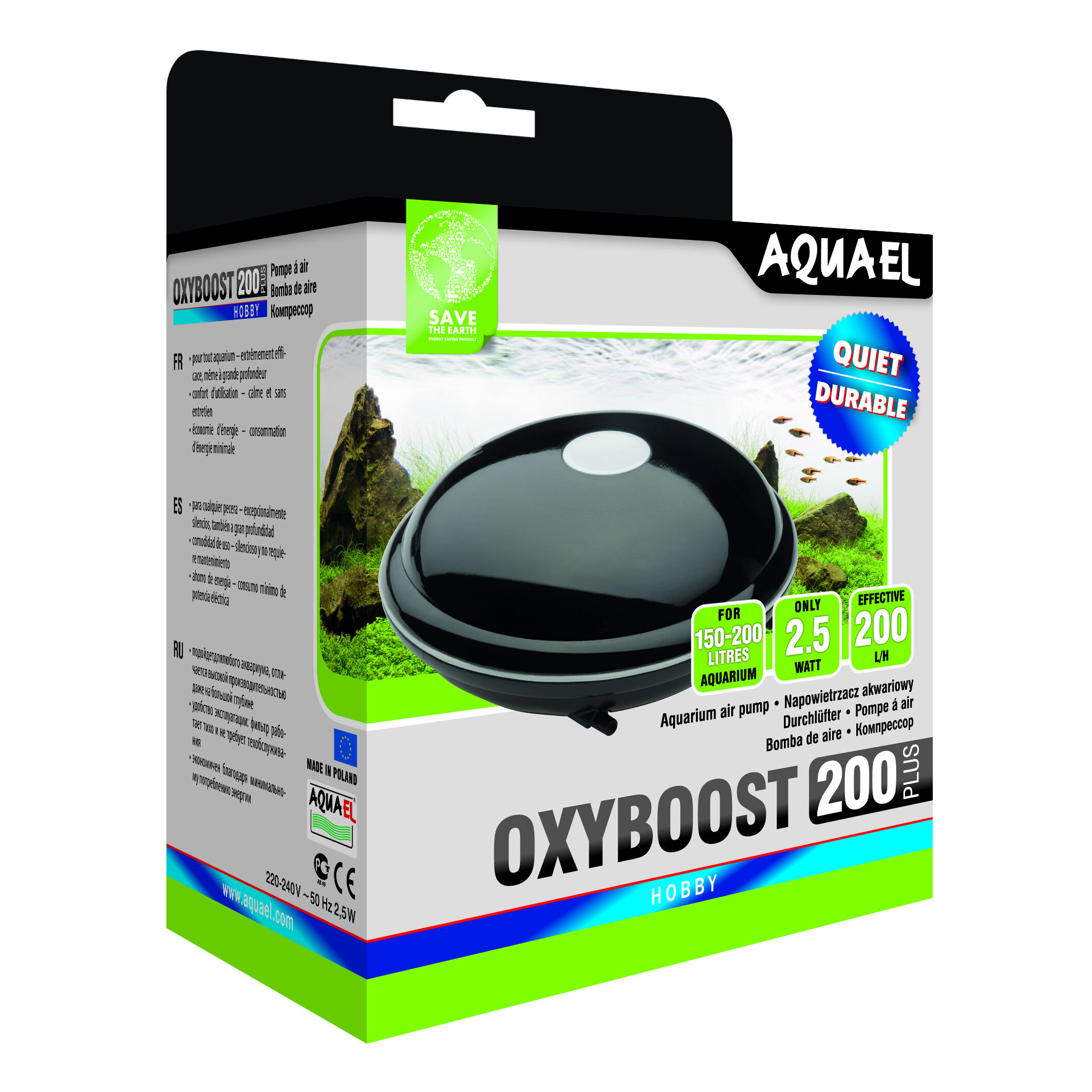 AQUAEL COMPRESOR OXYBOOST APR (300 PLUS 2 SALIDAS), , large Imagen numero 8