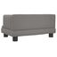 vidaXL Cama para perros de cuero sintético gris 60x40x30 cm, , large indicador imagen numero 5