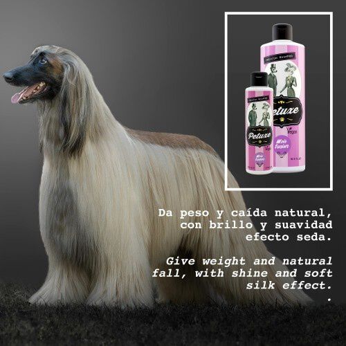 Petuxe champú hidratante para mantos largos y lisos para mascotas thumbnail