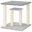 vidaXL Postes rascadores para gatos con plataformas gris claro 50 cm, , large indicador imagen numero 3