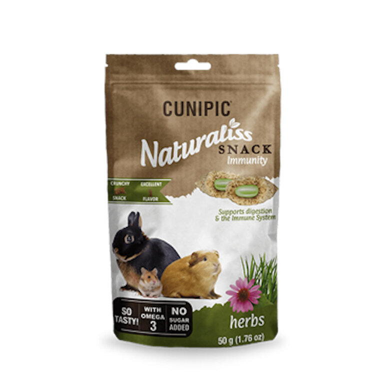 Cunipic Naturaliss Immunity Chuches de Hierbas para roedores, , large image number null