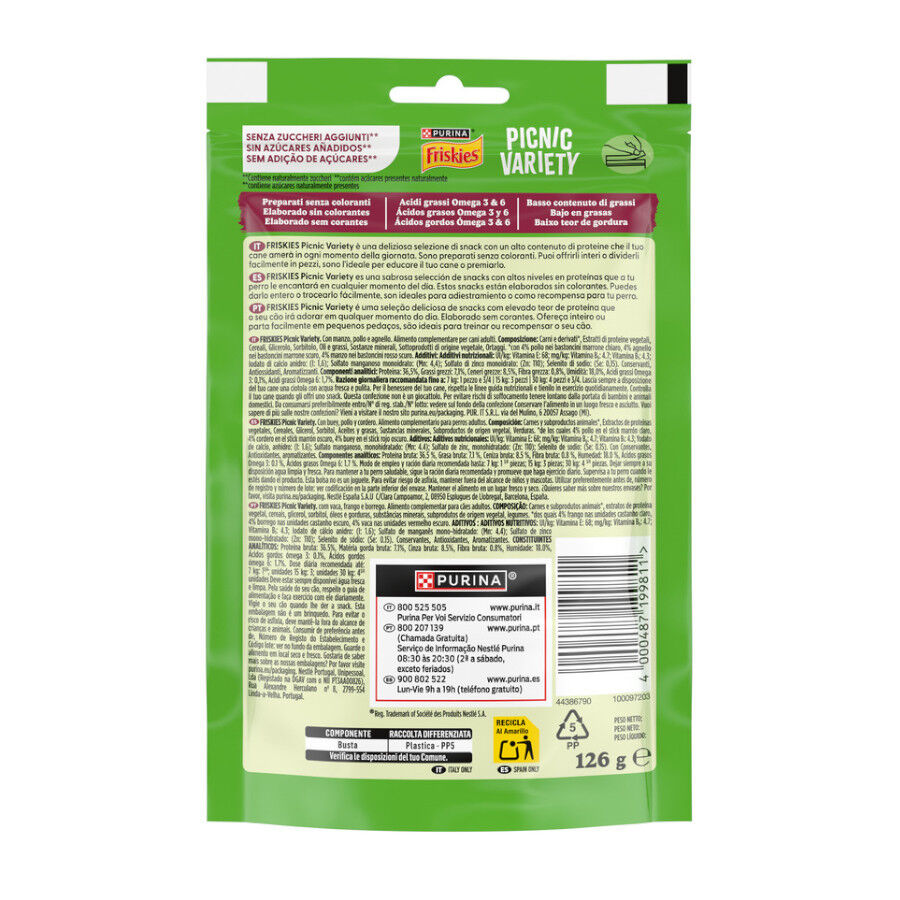 15 barritas Friskies Palitos Picnic Variety Surtidos para perros, , large Imagen numero 3