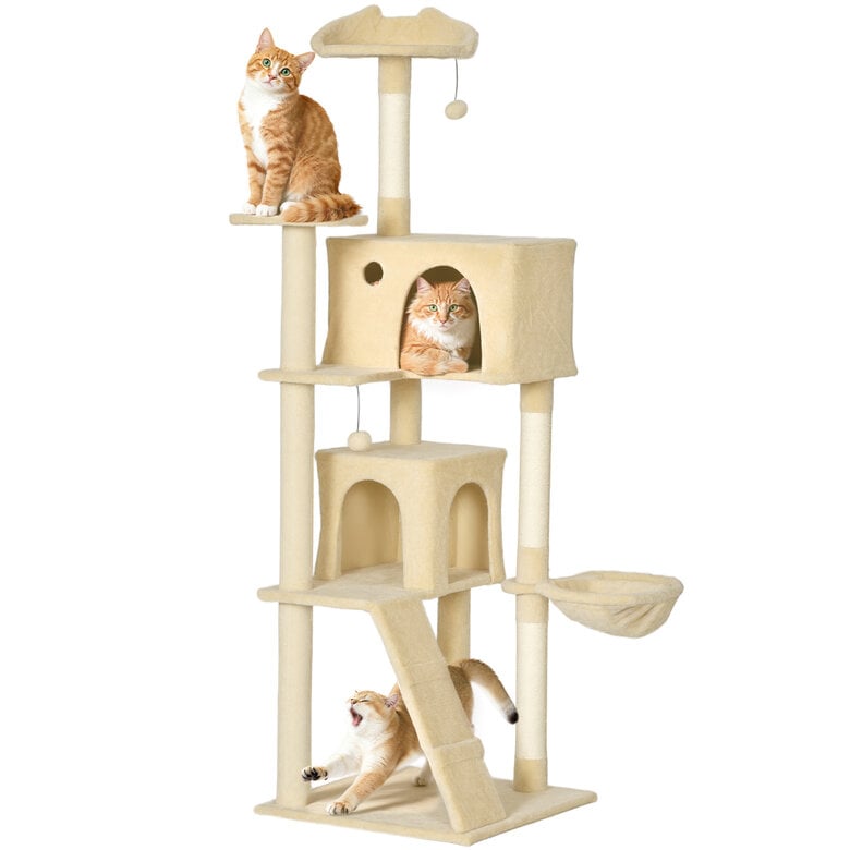 PawHut Árbol para Gatos Beige