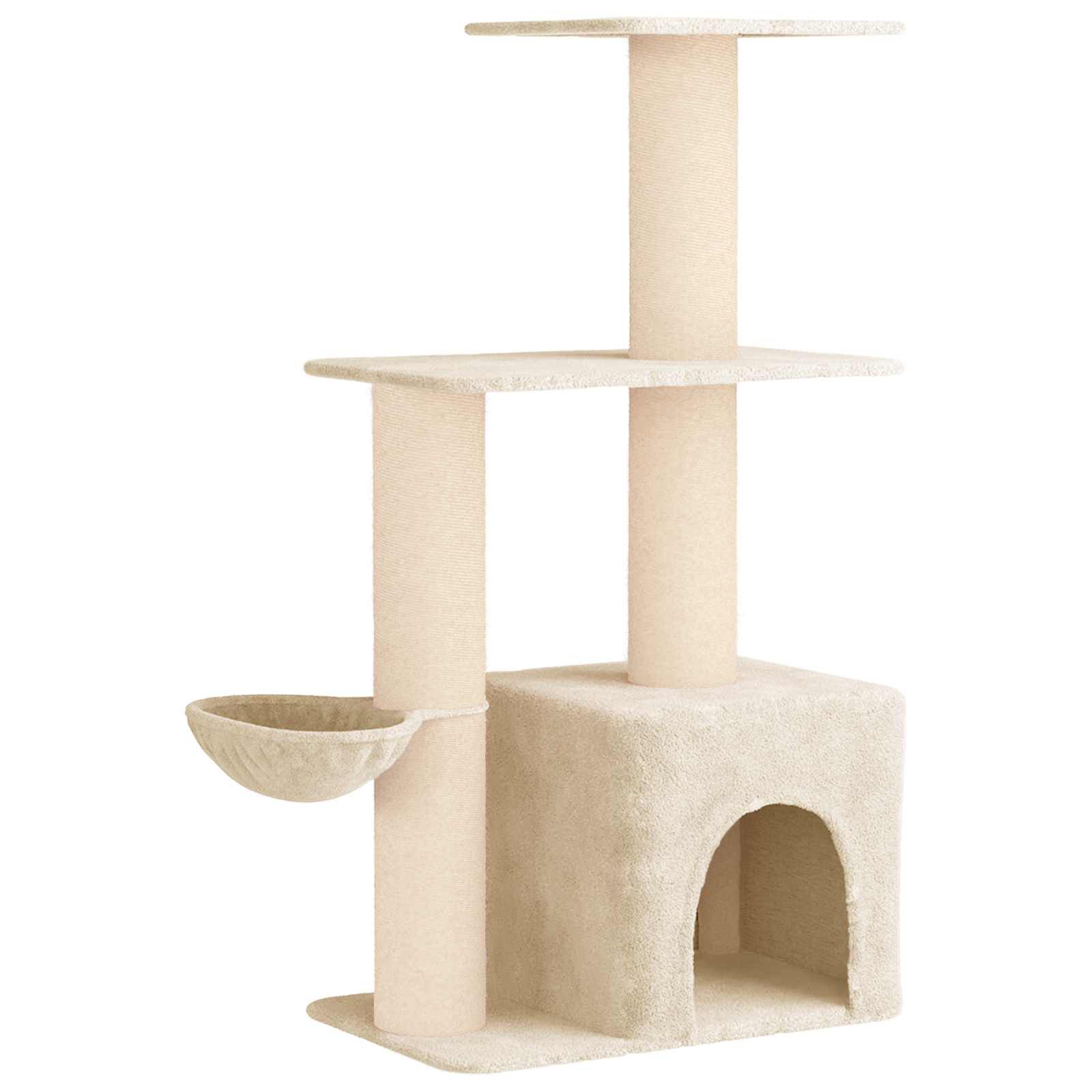vidaXL &Aacute;rbol para gatos con postes de sisal &Aacute;rbol rascador Torre Gatos Juego, , large Imagen numero 1