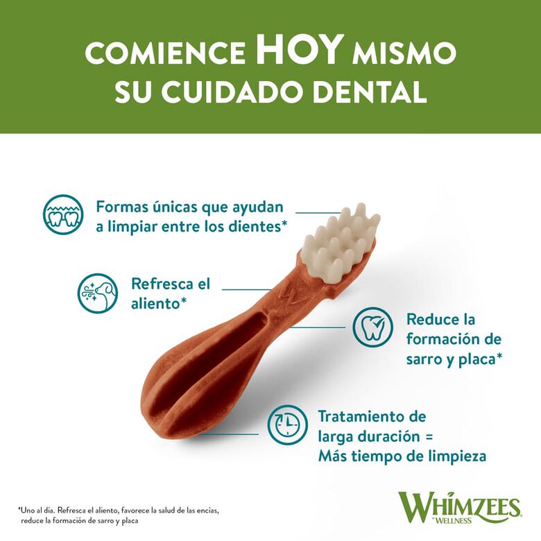 Whimzees Snacks Dentales para perros de razas grandes thumbnail