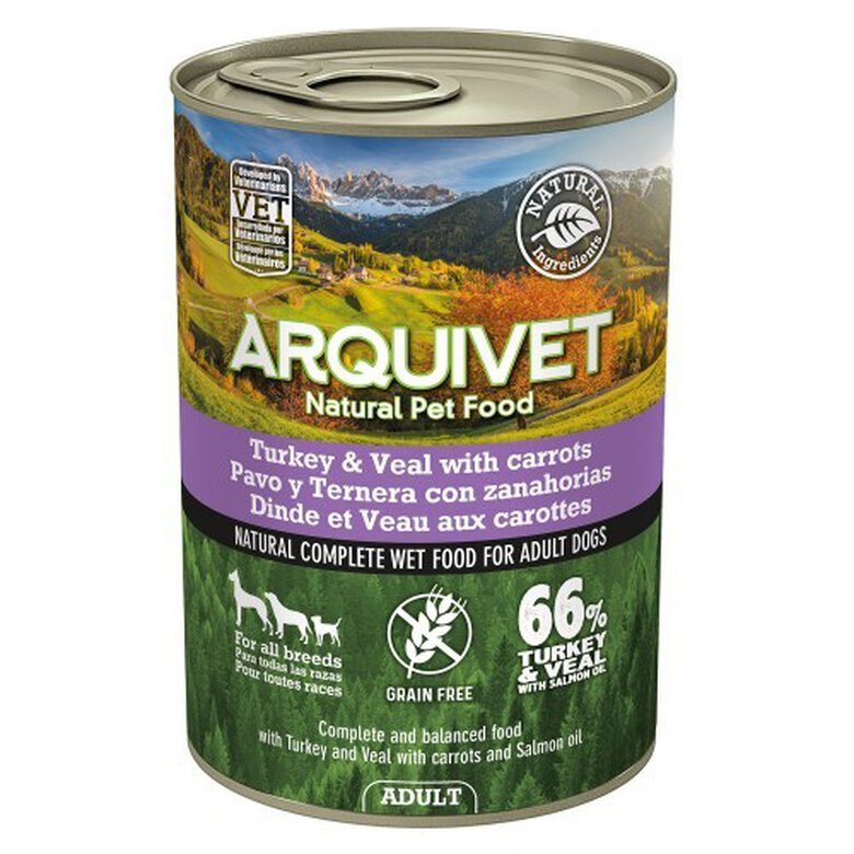 Comida húmeda Wet Food Adult para perros sabor Pavo/Ternera, , large image number null