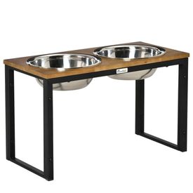 PawHut Comedero Elevado para perros