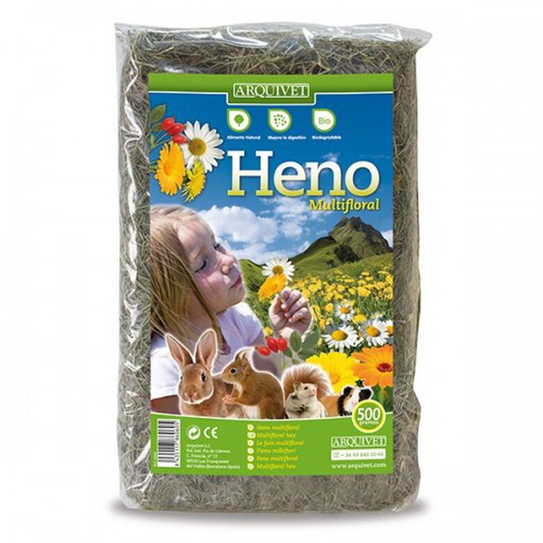 Heno multifloral para roedores sabor Neutro