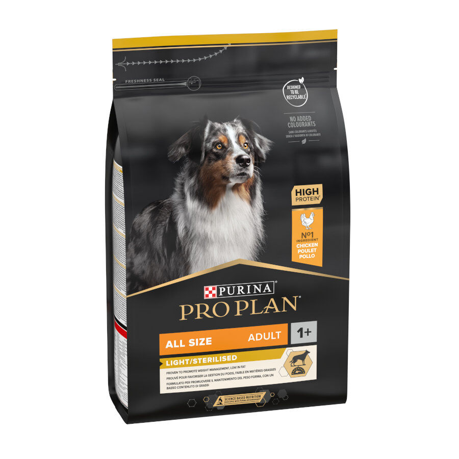 Pro Plan Adult Light/Sterilised Pollo pienso para perros