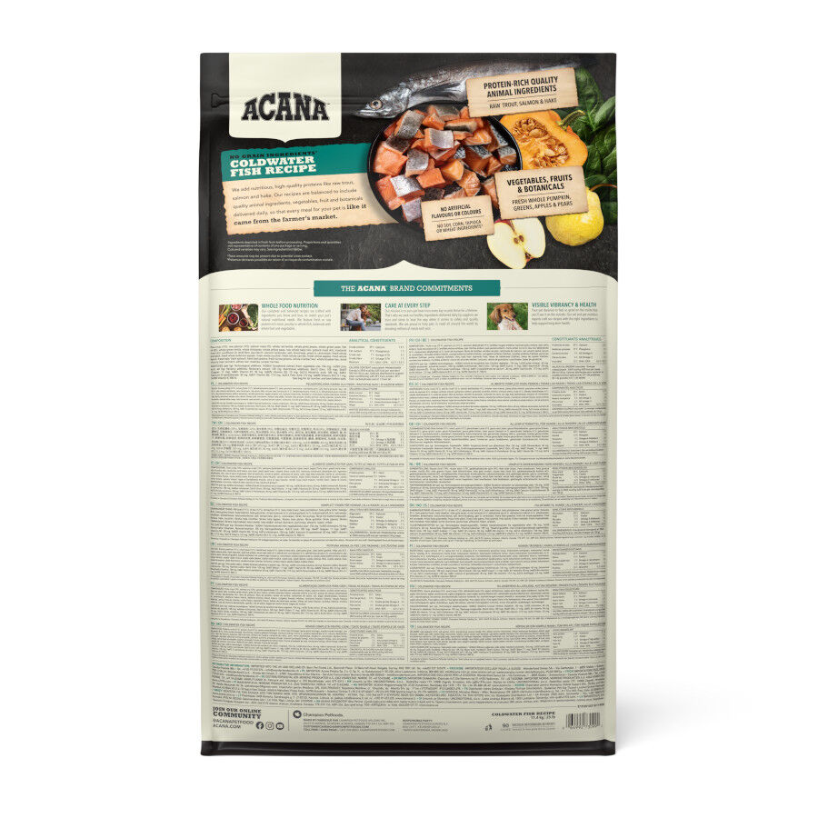 11.4 kg Acana Adult Coldwater Fish pienso para perros, , large Imagen numero 2