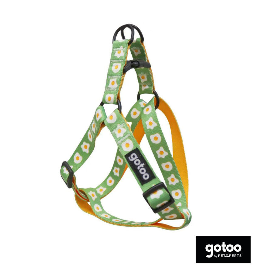 Gotoo  Arnés estampado verde para perro thumbnail