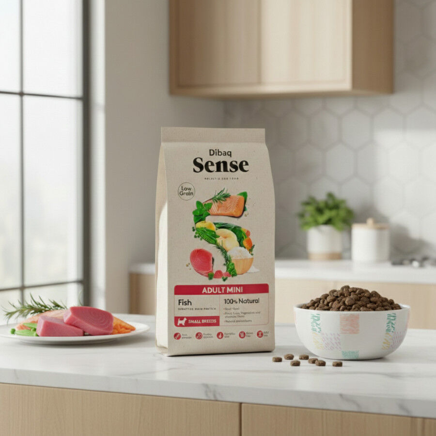 2 kg Dibaq Sense Low Grain Ault Mini Pescado Pienso para perros, , large Imagen numero 3