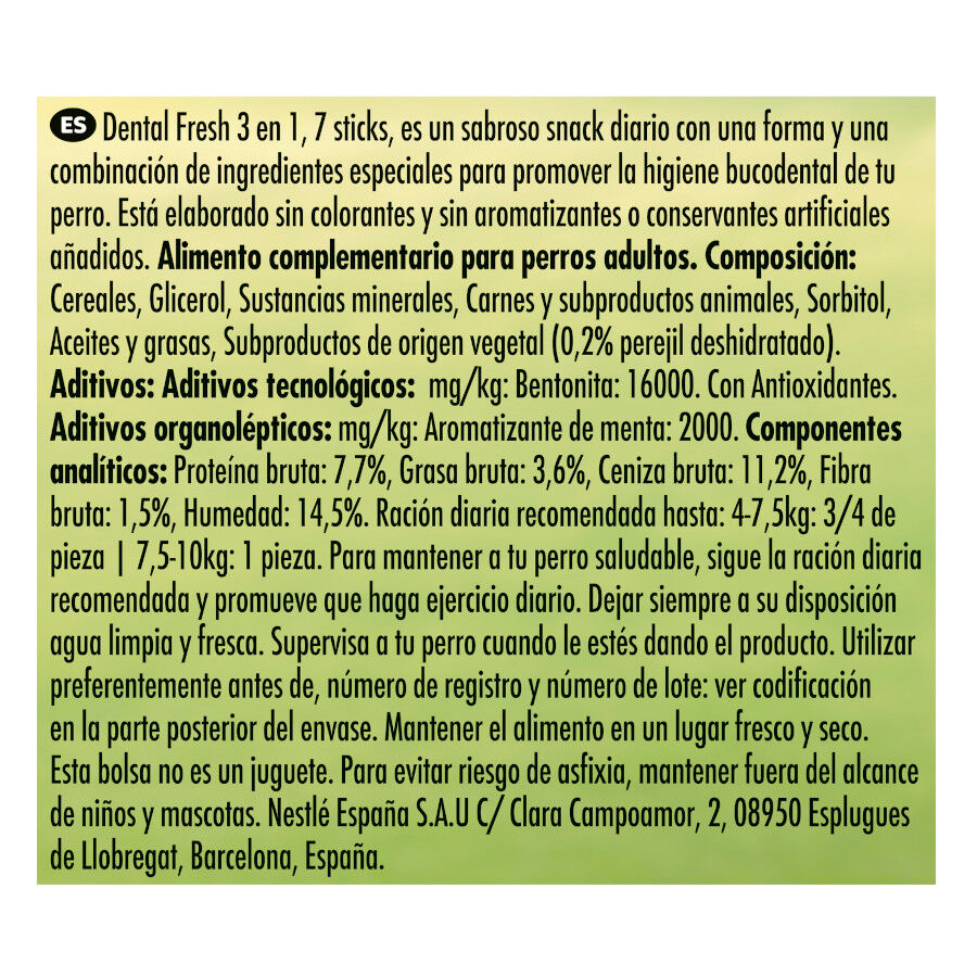 Friskies Small Snacks Dentales Fresh para perros thumbnail