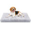 Nobleza Cama Lavable Perro Grande, Super Suave y Esponjoso Anti-Ansiedad Cama Para Perros, Cama de Perro de Felpa de Alta Calidad con Fondo Antideslizante, Gris cama perro antiestres, 122x74x10cm, XXL, , large indicador imagen numero 7