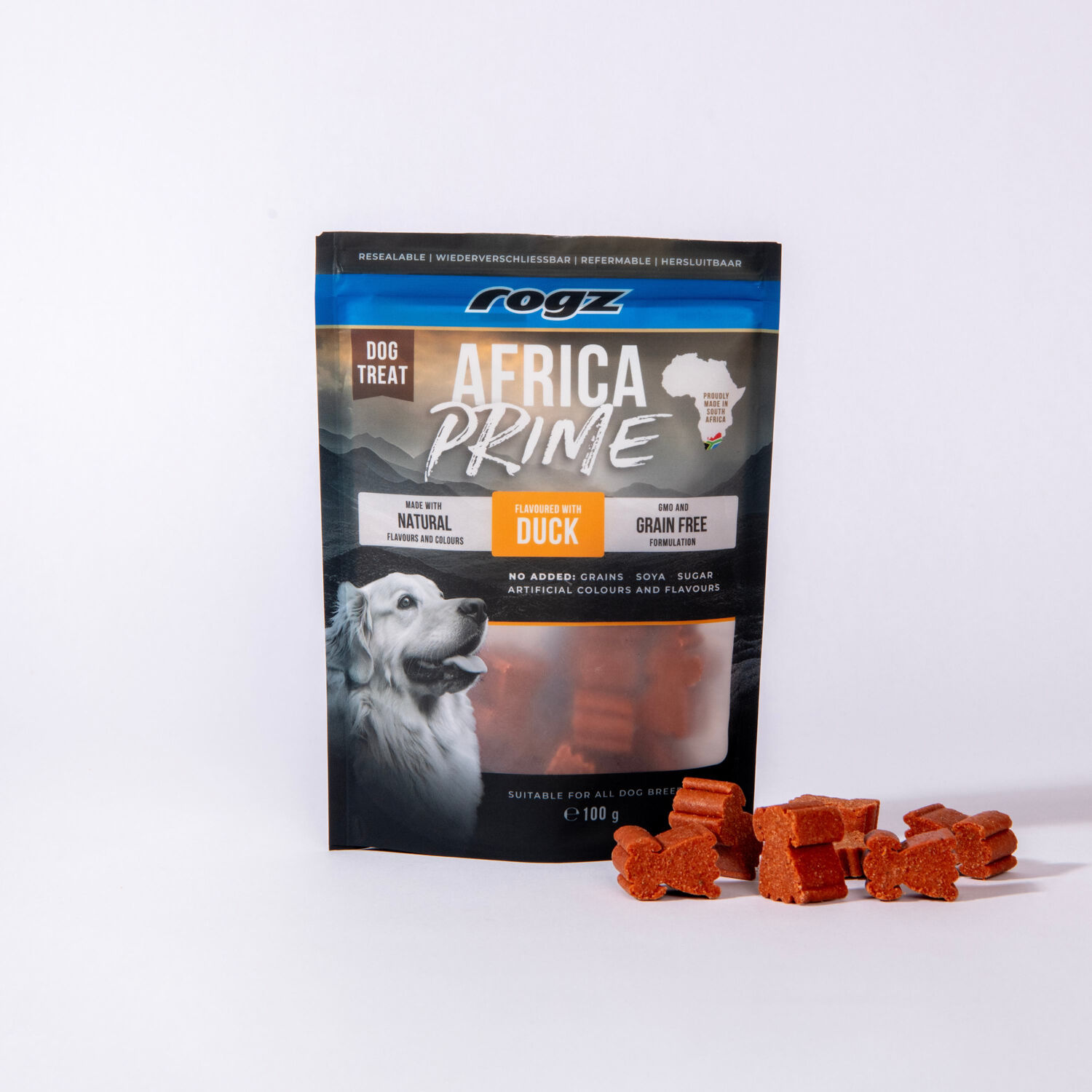 Rogz Snack para Perros Sabor Pato 6x100g Premio Semih&uacute;medo, , large Imagen numero 3