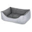 HOME MERCURY-Cesta,Cama Comoda para Perros,Gatos y Mascotas, con Relleno de Fibras,Resistente al Desgaste y Duradero (Mediano, Gris), , large indicador imagen numero 1