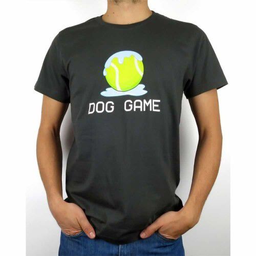 Camiseta hombre "Dog game" color Gris, , large Imagen numero 2