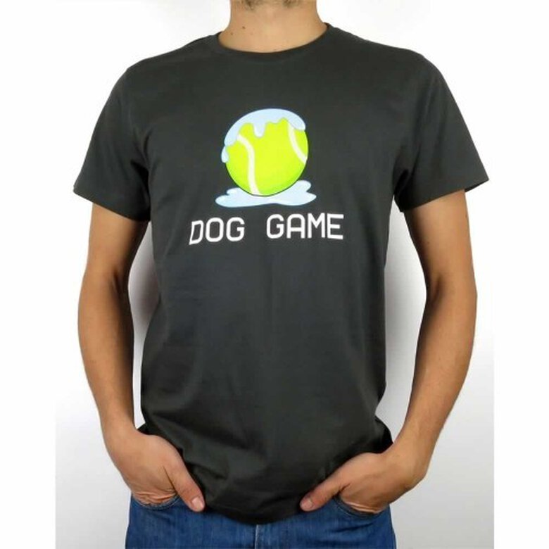 Camiseta hombre "Dog game" color Gris, , large image number null