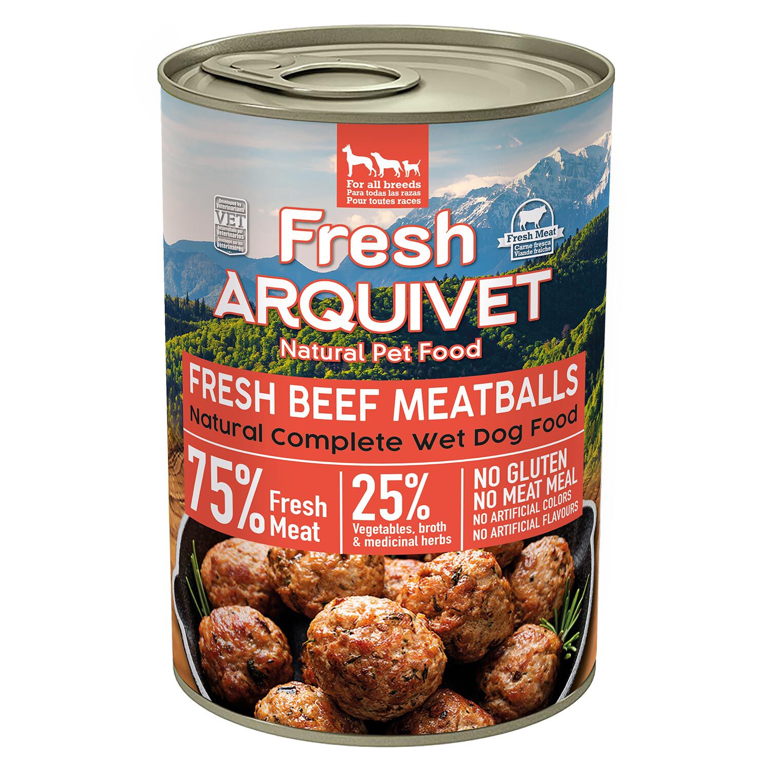 Arquivet Fresh Beef Meatballs Albóndigas Con Ternera para perro