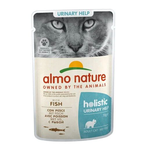 Almo Nature Adult Holistic Urinary Pescado sobre para gatos Imagen numero 1