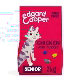 Edgard & Cooper Senior Pollo y Pavo pienso para gatos